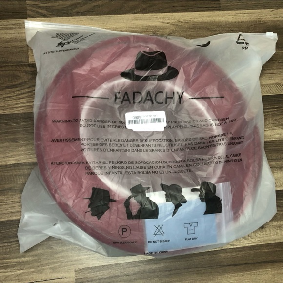 FADACHY Classic Fedora Hats for Men & Women’s Wide Brim Felt Hat Red W Feathers - Picture 8 of 10